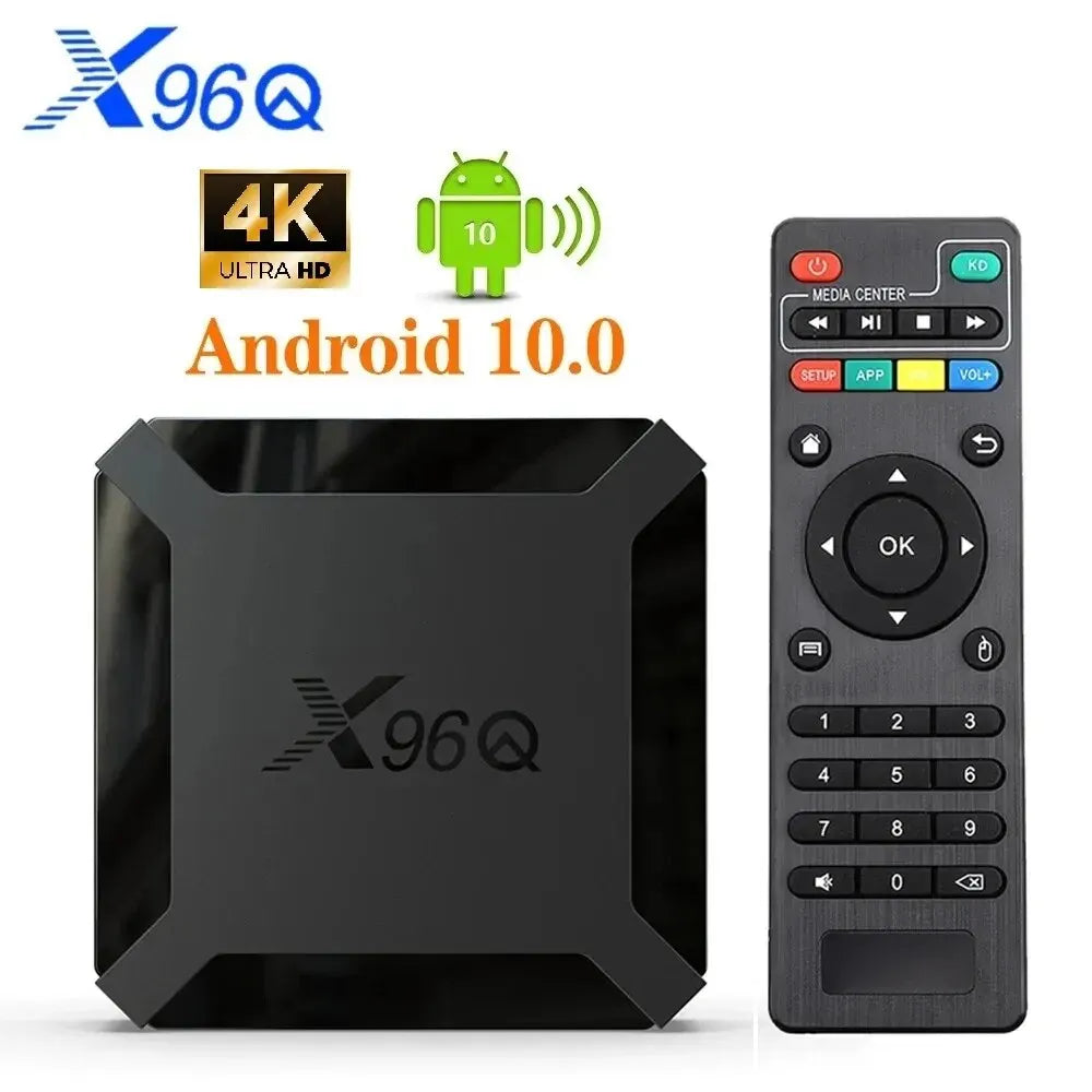 SmartBox X96Q Lite 4K Android TV – Desempenho e Simplicidade para sua TV